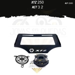 XTZ 250 kit lujo pata gato protector arranque
