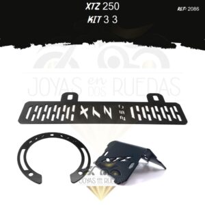 XTZ 250 kit protector bomba delantera lujo tapa tanque