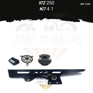 XTZ 250 kit lujo palanca cambios protector arranque