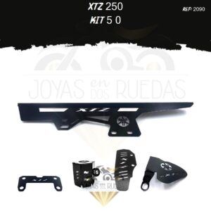 XTZ 250 kit guarda cadena mordaza acutrax p