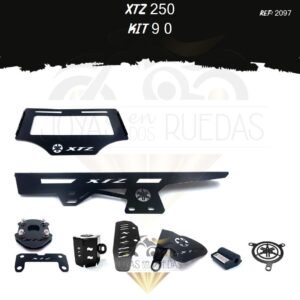 XTZ 250 kit protector bomba plana acutrax p mordaza