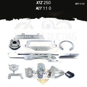 XTZ 250 kit acutrax p protector bomba plana mordaza