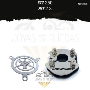 XTZ 250 kit lujo pata gato protector arranque