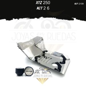 XTZ 250 kit pechera quilla Spools Sliders eje