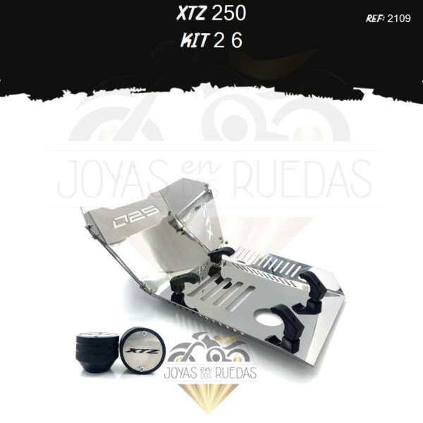 XTZ 250 kit pechera quilla Spools Sliders eje