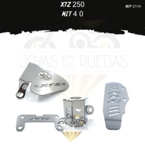 XTZ 250 kit acutrax p protector bomba plana mordaza