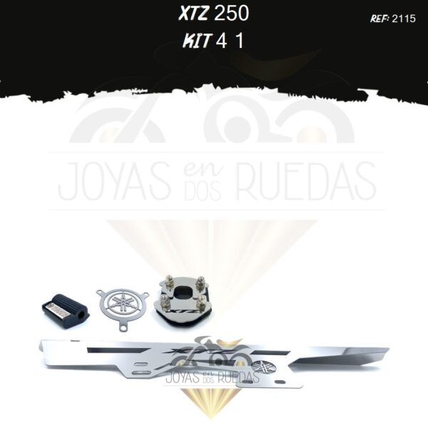 XTZ 250 kit protector arranque lujo palanca cambios