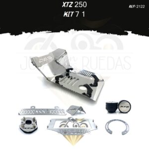 XTZ 250 kit protector bomba delantera lujo tapa tanque