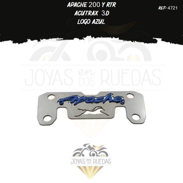 motos Apache 200 y RTR acutrax 3d