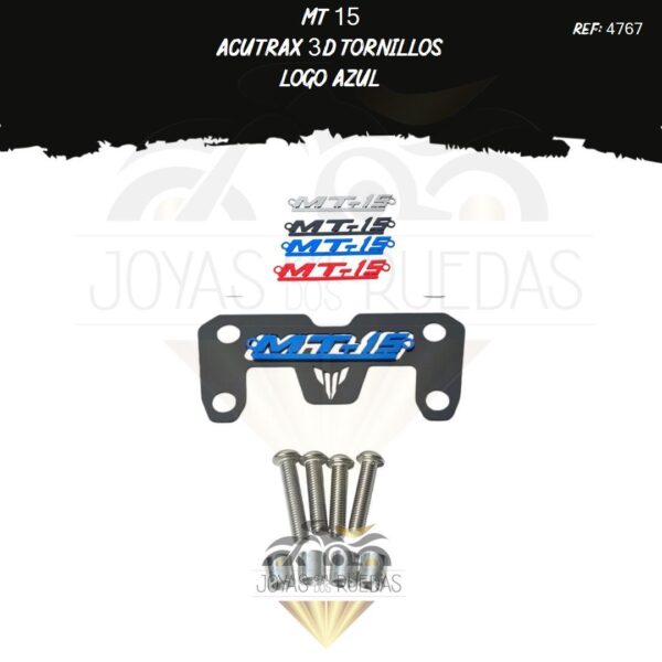 partes MT 15 acutrax 3d tornillos