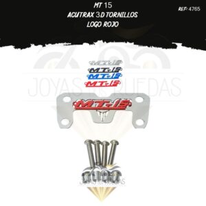pieza MT 15 acutrax 3d tornillos