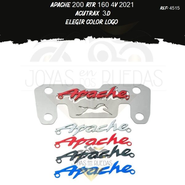 accesorio Apache 200 rtr 160 4v 2021 acutrax 3d