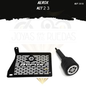 Aerox kit radiador t19 slider exosto