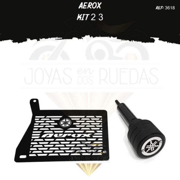 Aerox kit radiador t19 slider exosto