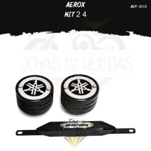 Aerox kit Slider exosto plano Spools Sliders eje