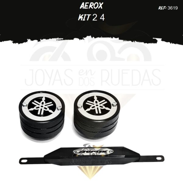 Aerox kit Slider exosto plano Spools Sliders eje