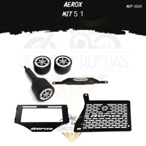 Aerox kit slider exosto porta placa Spools Sliders eje