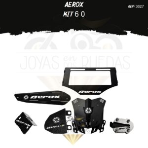 Aerox kit protector bomba delantera porta placa mordaza