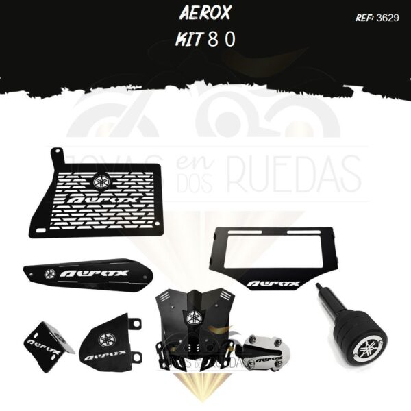 Aerox kit protector exosto 5t mordaza lujo pata gato