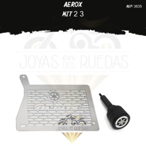 Aerox kit slider exosto radiador t19