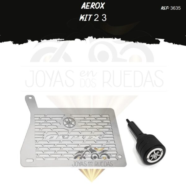 Aerox kit slider exosto radiador t19