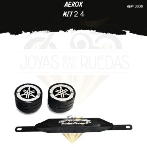 Aerox kit Slider exosto plano Spools Sliders eje