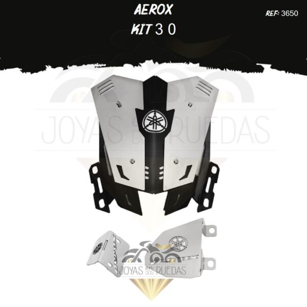 Aerox kit mordaza Cupula TR3 protector bomba delantera