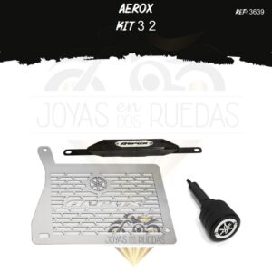 Aerox kit radiador t19 Slider exosto plano slider exosto