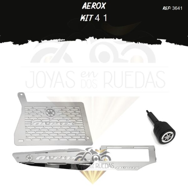 Aerox kit radiador t19 slider exosto protector exosto 5t