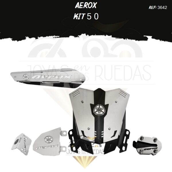 Aerox kit lujo pata gato Cupula TR3 protector exosto 5t