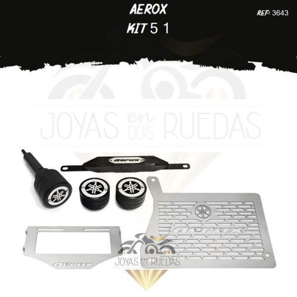 Aerox kit Slider exosto plano radiador t19