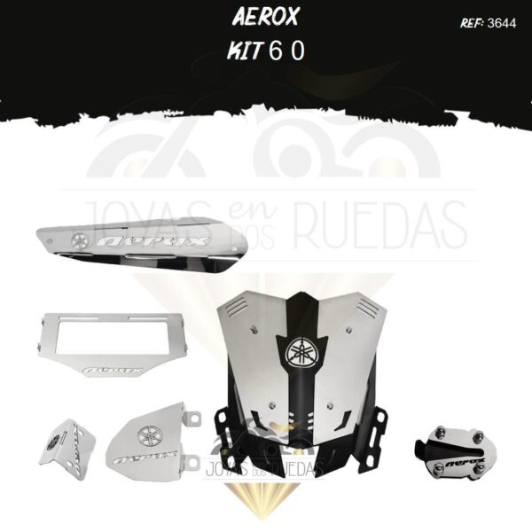 Aerox kit Cupula TR3 lujo pata gato protector exosto 5t