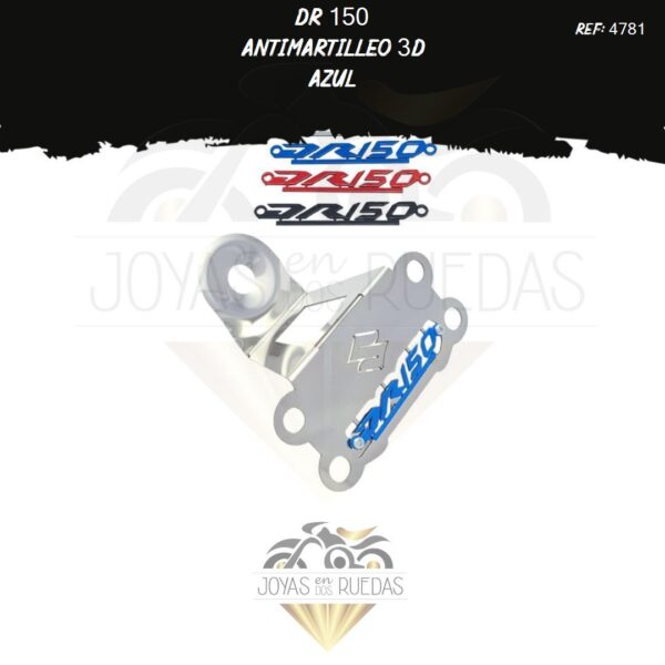 piezas DR 150 antimartilleo 3D