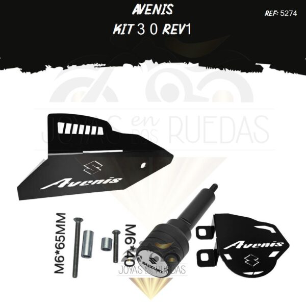 avenis kit slider exosto exosto 11t mordaza