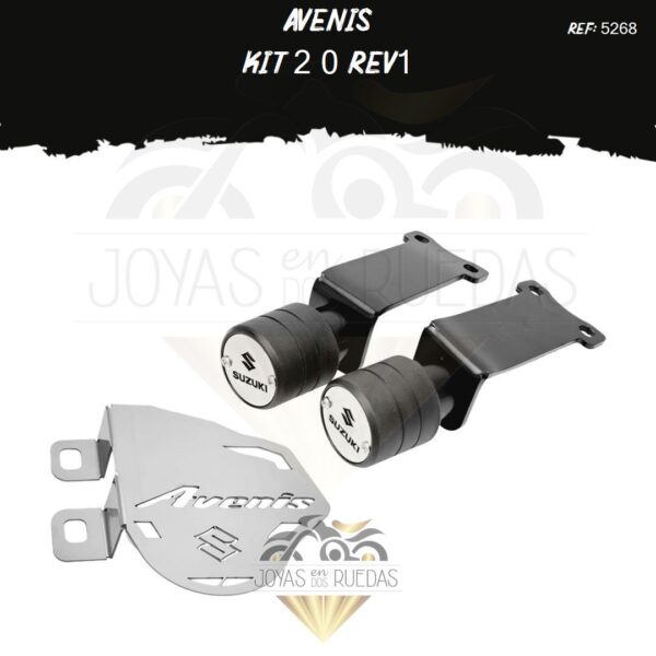 avenis kit mordaza sliders trasero