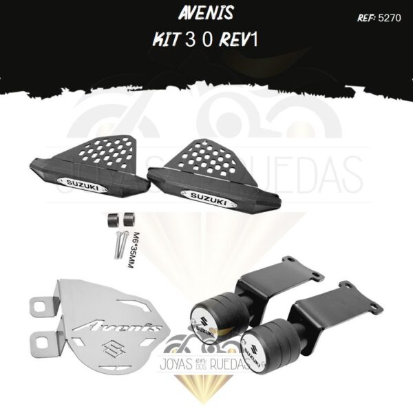 avenis kit slider t0 mordaza sliders trasero