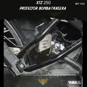 XTZ 250 lujos protector bomba trasera