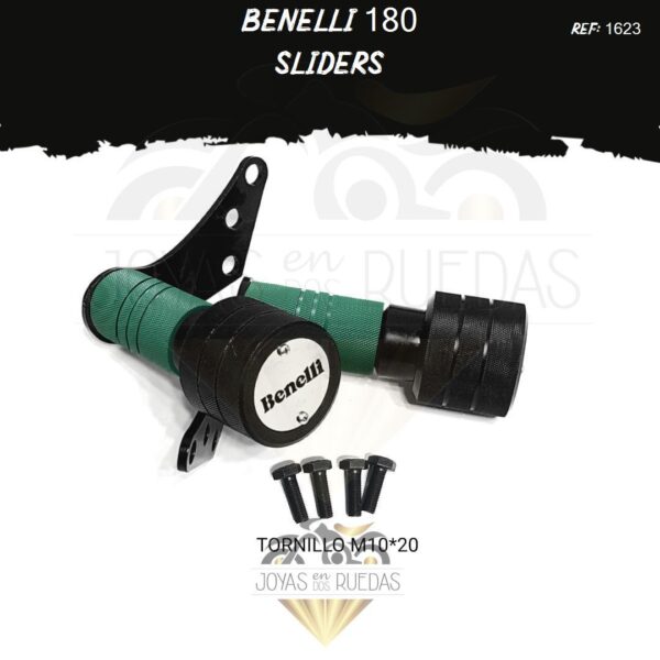 moto Benelli 180 sliders