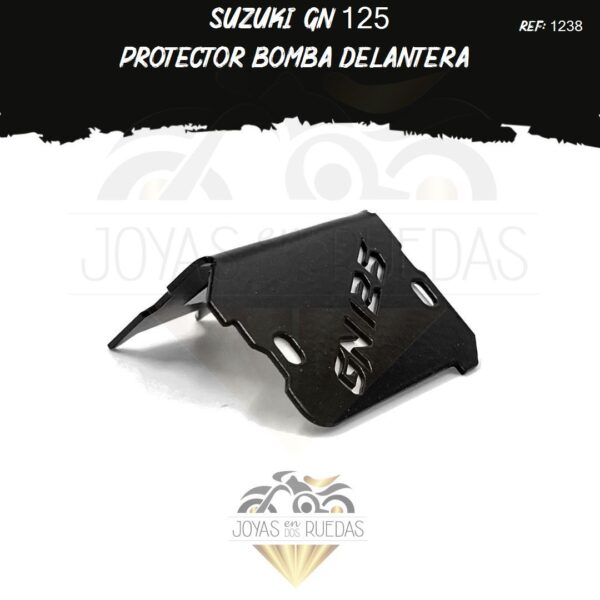lujo Suzuki GN 125 protector bomba delantera