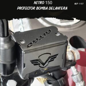 motos Nitro 150 protector bomba delantera