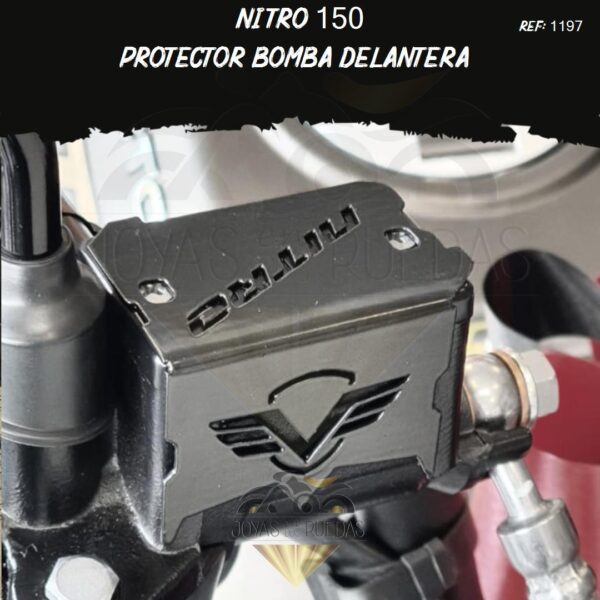 motos Nitro 150 protector bomba delantera