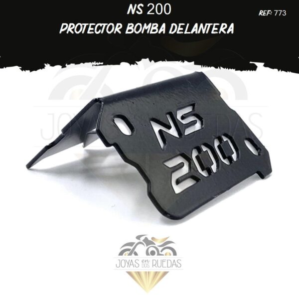 moto NS 200 protector bomba delantera