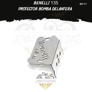 moto Benelli 135 protector bomba delantera