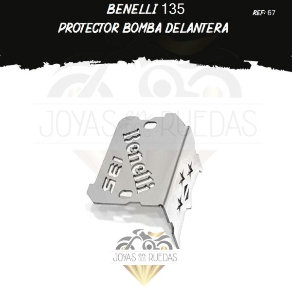 moto Benelli 135 protector bomba delantera