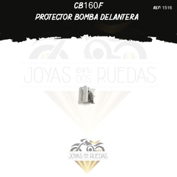 parte CB160F protector bomba delantera