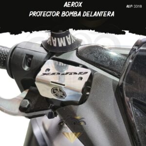 motos Aerox protector bomba delantera