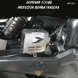 accesorio Dominar 400UG protector bomba trasera