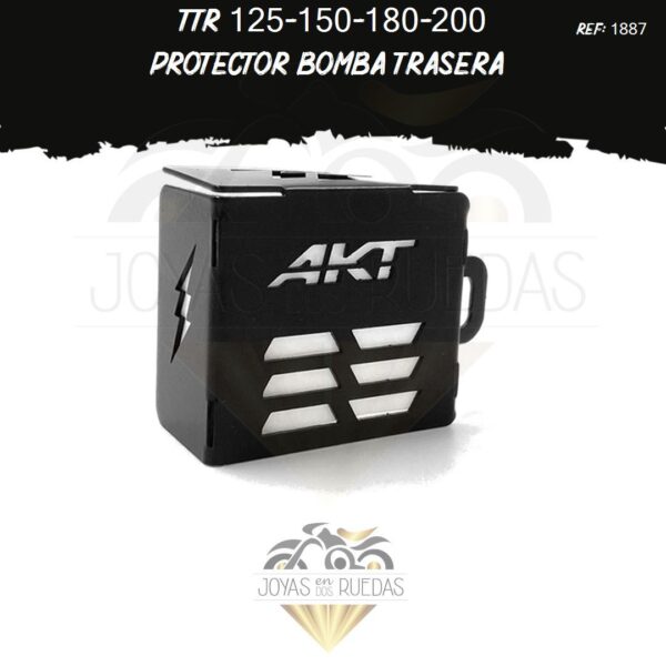 partes TTR 125-150-180-200 protector bomba trasera