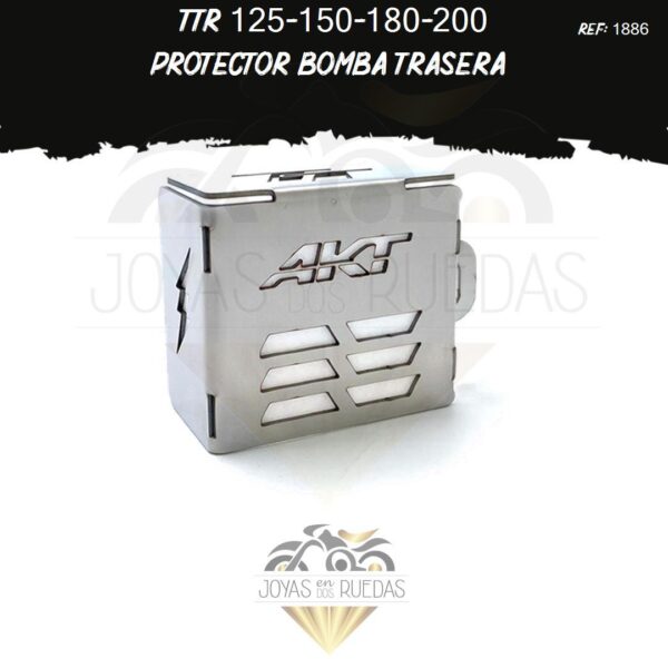 articulos TTR 125-150-180-200 protector bomba trasera