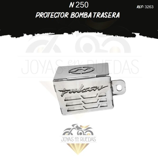 partes N 250 protector bomba trasera